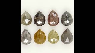 Beautiful Natural Loose gray black white yellow reddish and all colors diamonds [upl. by Tierney359]