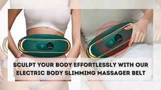 Electric Body Slimming Massager Belt  Fat Burning Abdominal Massage Beauty Health Machine [upl. by Ardene]