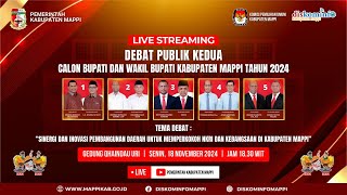 DEBAT PUBLIK KEDUA CALON BUPATI DAN WAKIL BUPATI KABUPATEN MAPPI [upl. by Letty]