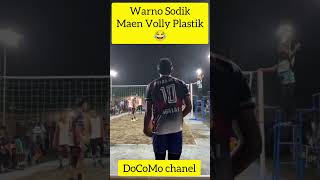 Warno Sodiq Maen Plastikan 😍😂 volleyball volleytarkam warno vollyplastik volley shorts [upl. by Vania991]