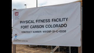 Fort Carson Wilderness Road Fitness Center Groundbreaking [upl. by Emiatej]