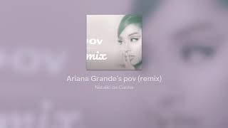 Ariana Grandes pov remix [upl. by Odlonyer278]