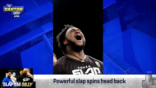 Powerful slap spins head back [upl. by Eirelam]