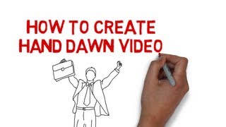 How to create Hand Drawn Videos Whiteboard videos  FREE TRIAL [upl. by Maggee426]