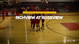 Richview at Rossview Middle School JV Volleyball [upl. by Ailla]