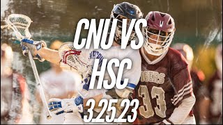 CNU Lacrosse vs HampdenSydney Highlights 2023 [upl. by Mell685]