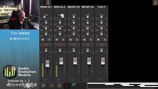 Audio Evolution Mobile Studio  Tutorial 2 First Start [upl. by Ientruoc]