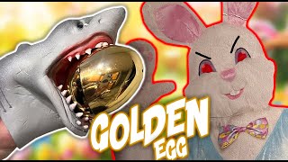 SHARK PUPPETS GOLDEN EASTER EGGS [upl. by Ad]