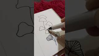 Floral Art ☘️🌱ytshorts art [upl. by Anirtal]