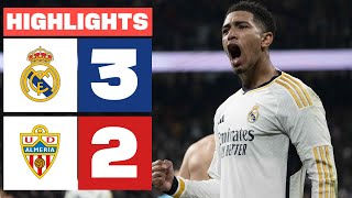 REAL MADRID 3  2 UD ALMERÍA  RESUMEN  LALIGA EA SPORTS [upl. by Gunilla]