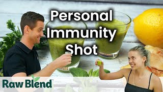 How to make a Personal Immunity Shot with The Tribest Personal Blender II  Recipe Video [upl. by Nyrrek]