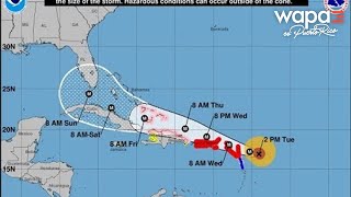 Mantiene su ruta y poderío el huracán Irma  WapaTV [upl. by Adyl]