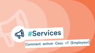 Comment activer Cesu   Employeur [upl. by Bernadina713]