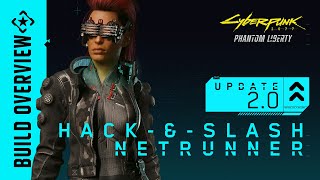 Cyberpunk 2077 — Update 20 Build HackampSlash Netrunner [upl. by Lakym]