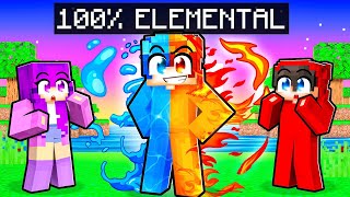 Nico Got 100 ELEMENTAL in Minecraft [upl. by Elfreda569]