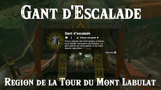 ZELDA Tears of the Kingdom  Emplacement du Gant dEscalade [upl. by Attennhoj542]