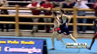 2012 NCAA Indoor Track Mens DMR [upl. by Kcinom]