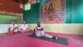 Yoga sequence on Mantra SO HUM with Yoga master Ramesh from Kerala [upl. by Mor]