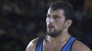 A KAKHIDZE KAZ vs S YASAR TUR Bronze Match Freestyle Wrestling 86 kg Tashkent 2014 [upl. by Yellehs]