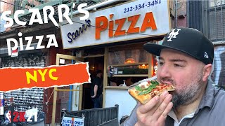 Pizza review Scarr’s Pizza NYC [upl. by Schnurr]