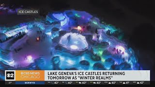 Lake Genevas ice castles returning as new quotWinter Realmsquot [upl. by Eahsat]