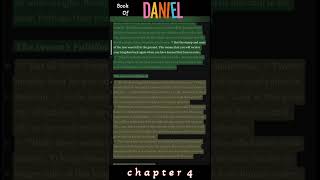 Reading the Book of Daniel Chapters 4 to 6 NLT [upl. by Damick]