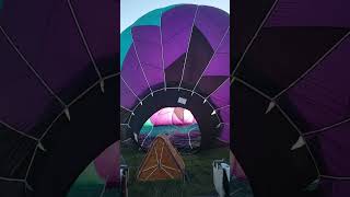 Jitterbug hot air balloon setup  Panguitch Utah 2023 [upl. by Coreen]