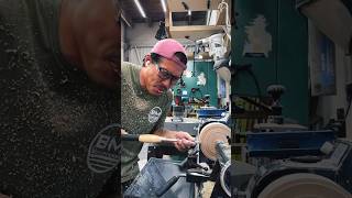 HOW TO LOOK COOL On The LATHE by WobyDesign 😎 woodworking woodworker diy tools [upl. by Llerahs598]