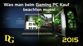 Was man bei dem PC Kauf beachten muss  Gaming PC kaufen zusammenstellen DeutschGaming PC Kauf 2015 [upl. by Cornwell787]