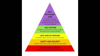 Maslow’s Hierarchy of needs [upl. by Burnie]