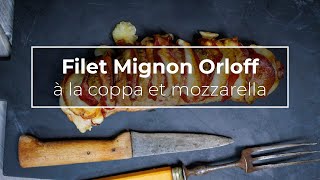 Filet Mignon de Porc orloff à la Coppa et Mozzarella  Recette [upl. by Eiramassenav]