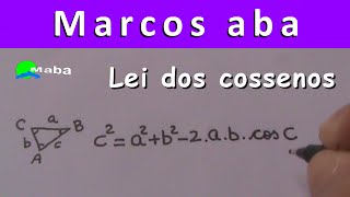 Lei dos cossenos  matemática [upl. by Laleb]