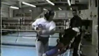 Mike Tyson sparring ko [upl. by Ecirahs]