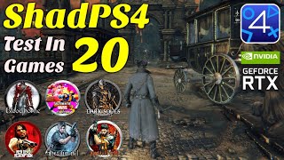 ShadPS4  Test In 20 Games  PS4 Emulator On PC [upl. by Nnylidnarb371]