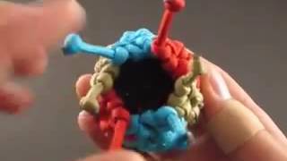 How to tie the Dragon egg paracord  Comment attacher lœuf de dragon  macramé [upl. by Jaddo]