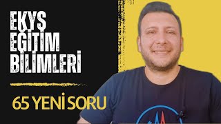 Eğitim Bilimleri Soru Çözümü  65 Yeni Soru [upl. by Arateehc]