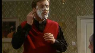 Father Ted  Dougal Shaving Foammp4 [upl. by Fari]