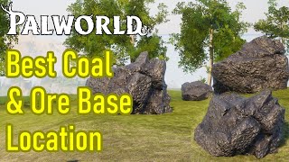 Palworld how to get coal best coal farming spot coal and ore base location best base location [upl. by Elder]