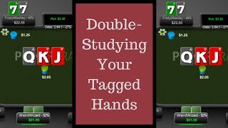 Doublestudying Tagged Hands  How to Study Poker [upl. by Vanderhoek932]