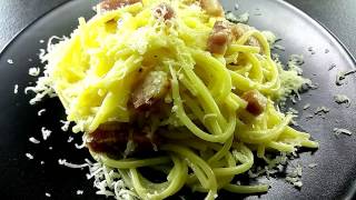 Reteta Spaghete Carbonara varianta romaneasca [upl. by Haleemaj]