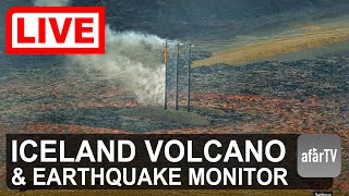 🔴 Live Now 247 Iceland Volcanic Eruption Watch Multicam [upl. by Naul901]