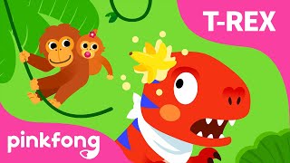 Seekor TRex Pergi Ke Hutan  Lagu Bayi TRex Dinosaurus  Pinkfong dan Baby Shark [upl. by Brom]