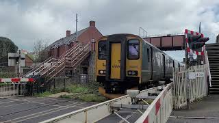 Crediton Level Crossing Devon [upl. by Yelruc]