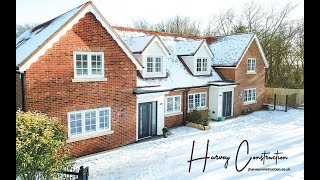 Time lapse video is of a full house build  Cheshunt  Hertfordshire  May 2020 to January 2021 [upl. by Ynots]