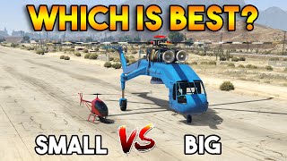 GTA 5 ONLINE  SMALL HAVOK VS BIG SKYLIFT WHICH IS BEST HELICOPTER [upl. by Yeniffit]