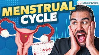 Menstrual Cycle Phases Nursing  Follicular Phase amp Luteal Phase Med Surg [upl. by Mcroberts]