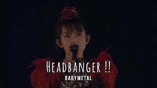 BABYMETAL  Headbanger lyrics [upl. by Ushijima]