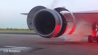 B787 RR Trent 1000 New Engine Start Up  SMOKEY [upl. by Noseyt]