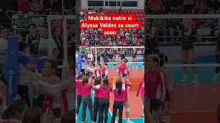 Alyssa Valdez ang pagbabalik soon youtubeshorts creamlinecoolsmashers fyp [upl. by Nylorac]