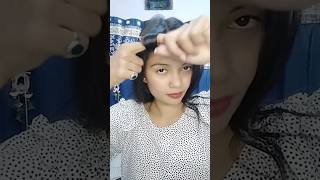 How to curls hair with fingers 😱 hair viralhackyoutube shorts [upl. by Radman148]